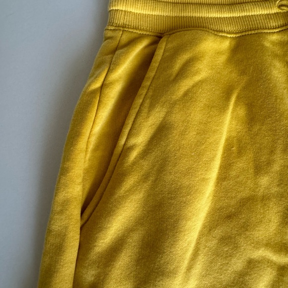 Old Navy Athletic Sweatshirt Shorts, S, Yellow, Wide Drawstring Waistband, NWOT - Picture 4 of 7